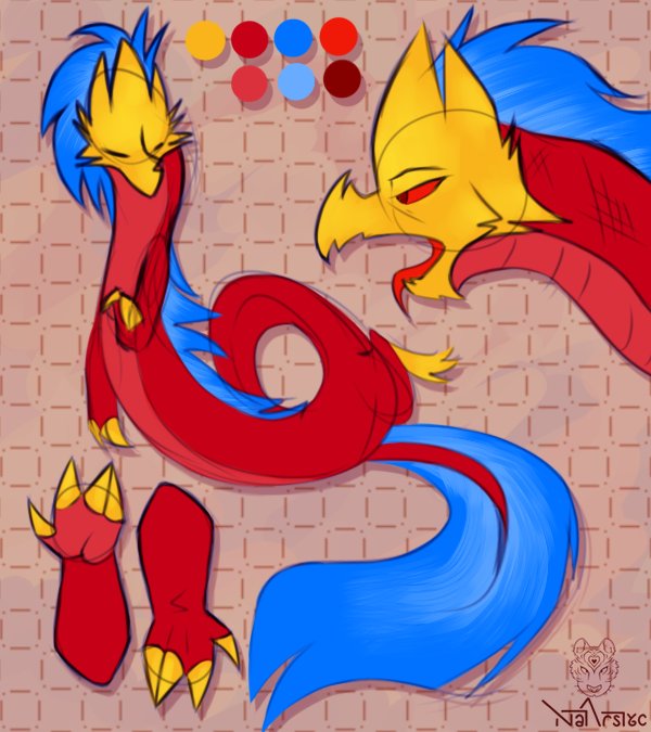 NatArstyc's tweet photo. I dug up an old sketch, of an even older Oc to paint it and show it off. He's a ancient derg king btw :v

Disfruten!!✨✨ https://t.co/BLiGUycDId