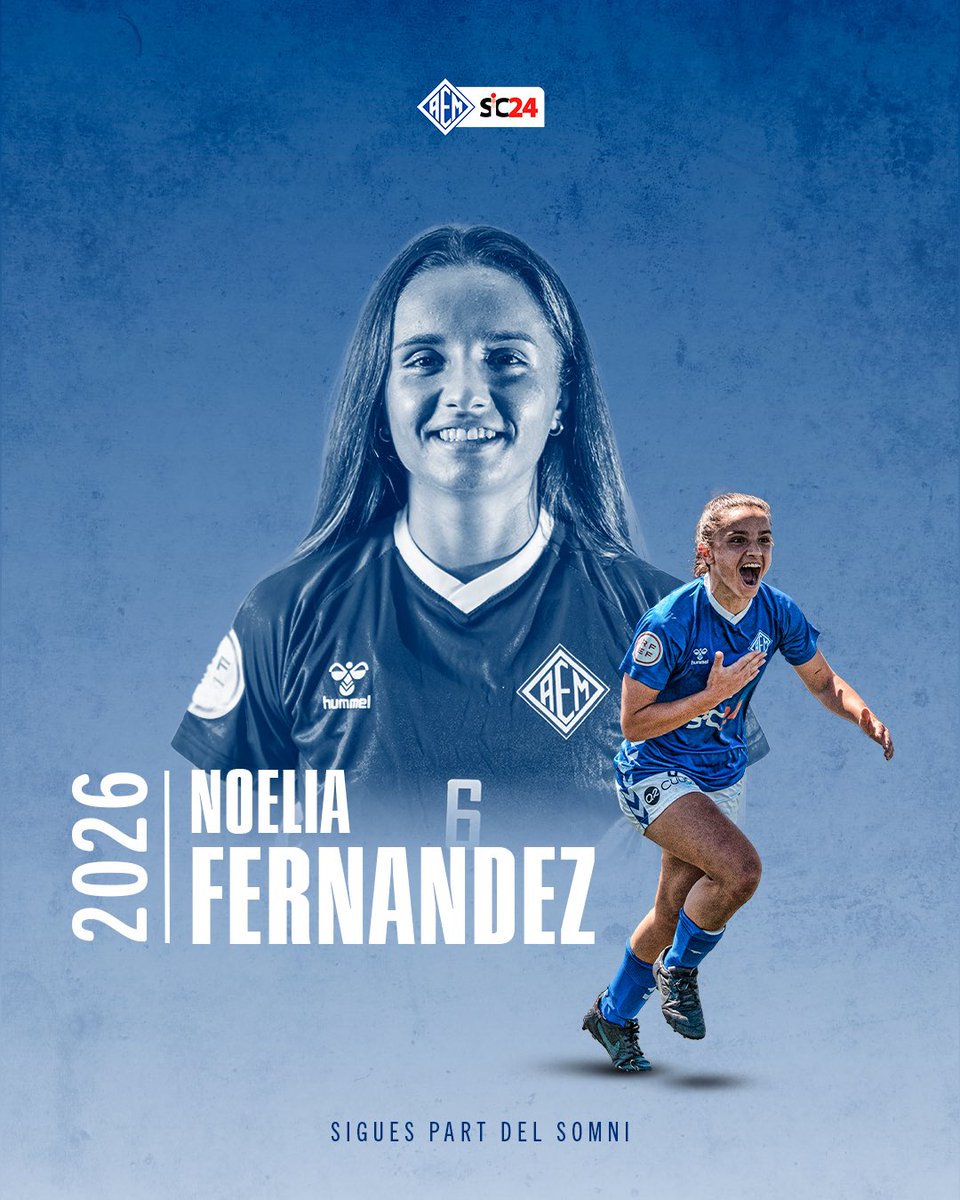 SEAEM_1925's tweet photo. 🤝🏼𝗥𝗘𝗡𝗢𝗩𝗔𝗖𝗜𝗢́🤝🏼

Noelia Fernandez seguirà sent el motor del nostre mig del camp una temporada més!

Amb aquesta, ja en seran 3 defensant l’escut amb entrega, cor i talent asturià.

💙 AEM ets tu, AEM soc jo!

#AEMetstuAEMsocjo #partdelsomni https://t.co/sbcUWnZYkK