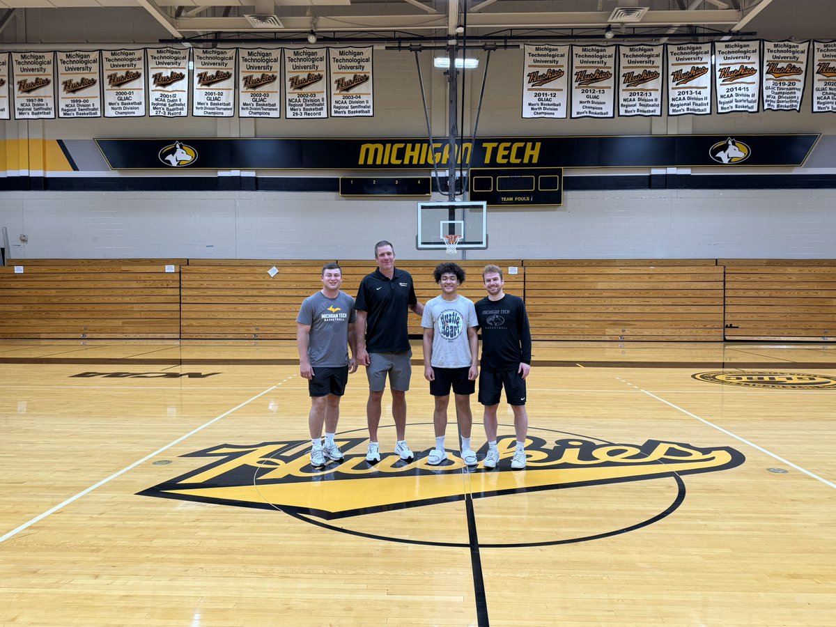 After a great conversation and Campus visit with Head Coach Buettner and Assistant Coach Flener, I’m blessed to have received a D2 offer from Michigan tech!