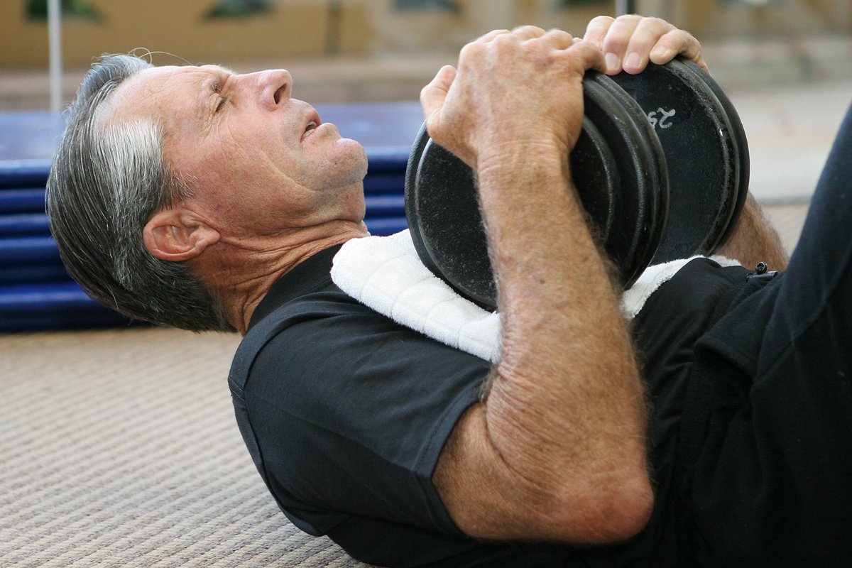 garyplayer's tweet image. Eat half of what you do now, exercise double. laugh as much as you can, and have unmeasured love in your heart. GP