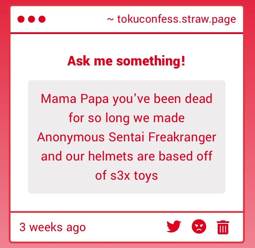 #tokufessnsfw 

Wait im kinda interested tell me about - 🔚