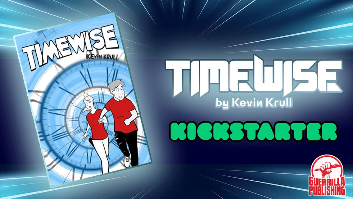 3 years in the making — TimeWise is DONE! Now we need your help to print it!
 Back the Kickstarter for this sci-fi rom-com &amp; get digital, physical, or even a shirt!
Bit.ly/Timewisecomic
Oh... and Ben built a time machine in his basement. 
 #KickstarterComics #IndieComics