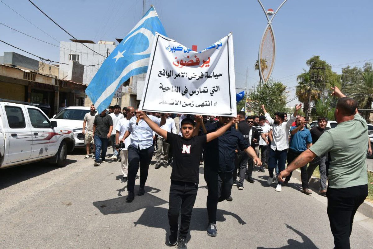 Altunköprü’de yaşananlar idari değil, Türkmen varlığına hakarettir!
Bu toprakların sahibi biziz!
Dışlanmaya da, irademizin çalınmasına da geçit yok Türkmen iradesini hiçe sayan her adım, halkımızın sabrını test eder.
#Altunköprü
 #ıraktürkleri