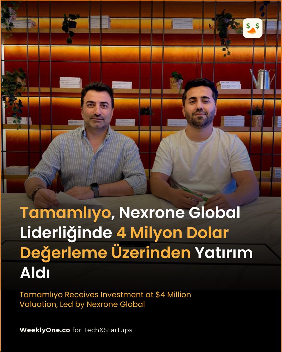 WeeklyOne_co's tweet photo. Tamamlıyo, Nexrone Global Liderliğinde 4 Milyon Dolar Değerleme Üzerinden Yatırım Aldı

Detaylı Bilgi ➤ https://t.co/0QtKnMPuWq

#reklamdeğildir #weeklyone #tamamlıyo #nexrone #startup #investment https://t.co/lq7OMcT9sj