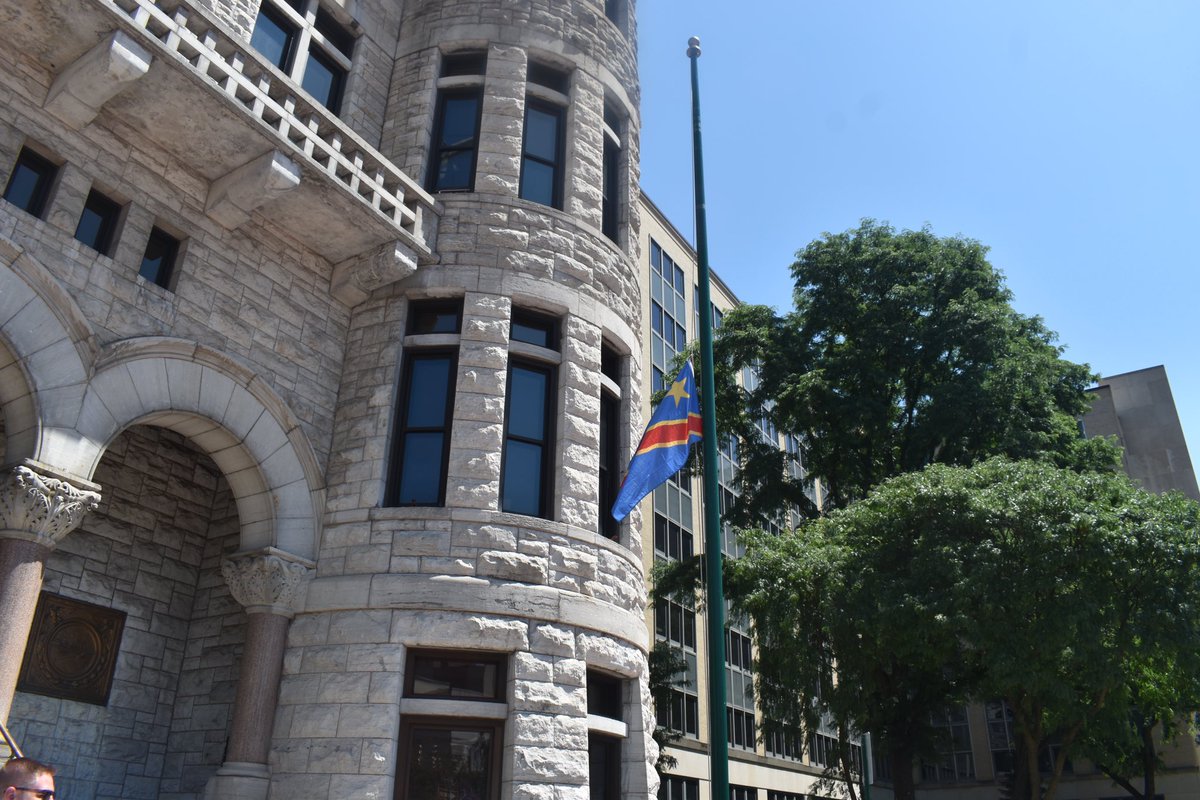 SyracuseAuditor's tweet image. We celebrated 65 years of Congolese independence at City Hall! While there is much more progress to be made for Congo’s future, we are ever grateful for the Congolese people who call Syracuse home and their ongoing contributions to our City.