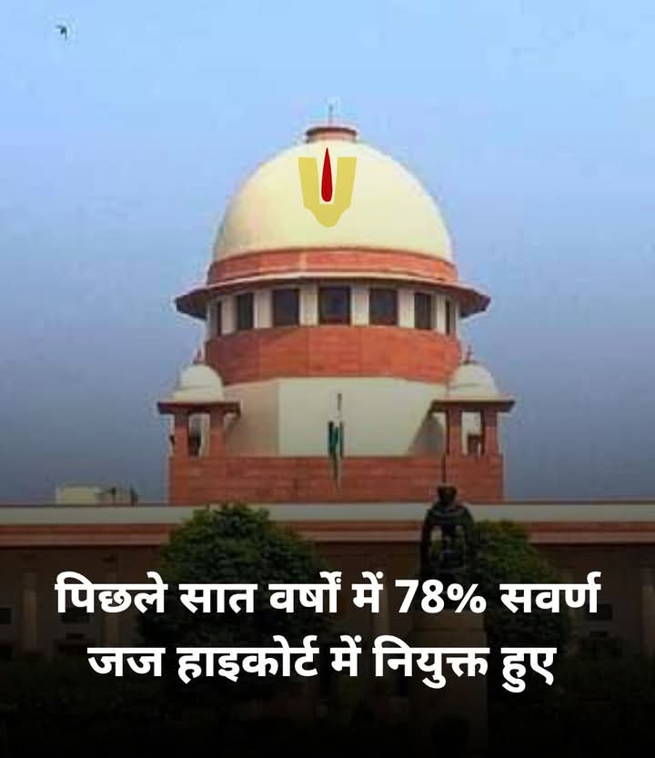 जिस देश की 10% आबादी का 78% न्यायपालिका पर कब्जा हो वो एससी,एसटी, ओबीसी और अल्पसंख्यकों के साथ क्या करता होगा?