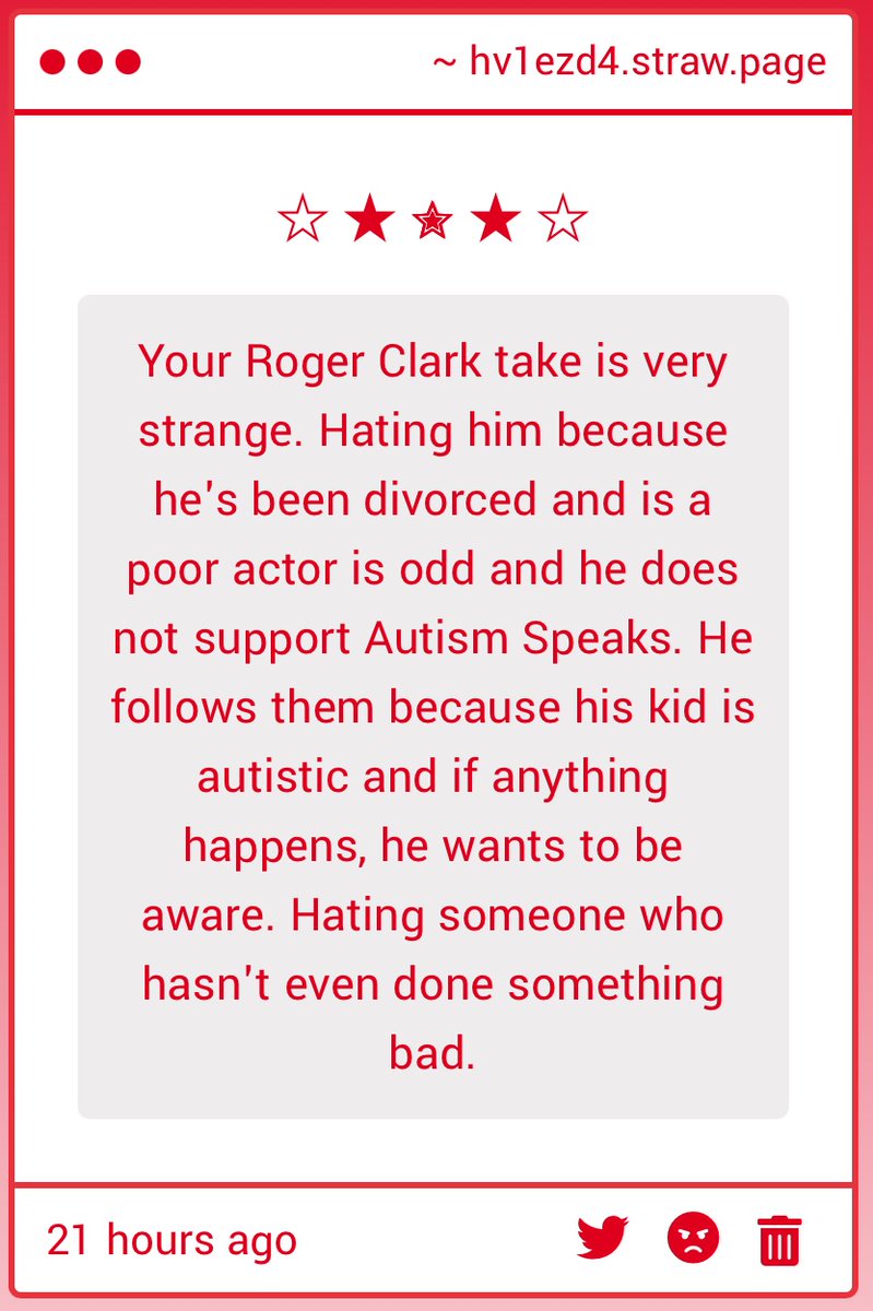 I still stand by my take. That man is a washed up actor with no range and is milking that fame for 7 years now. He thinks he is some kind of superstar because of one hit game and that’s it. 

I can’t bear to even look at the signed poster I have from him.

hv1ezd4.straw.page