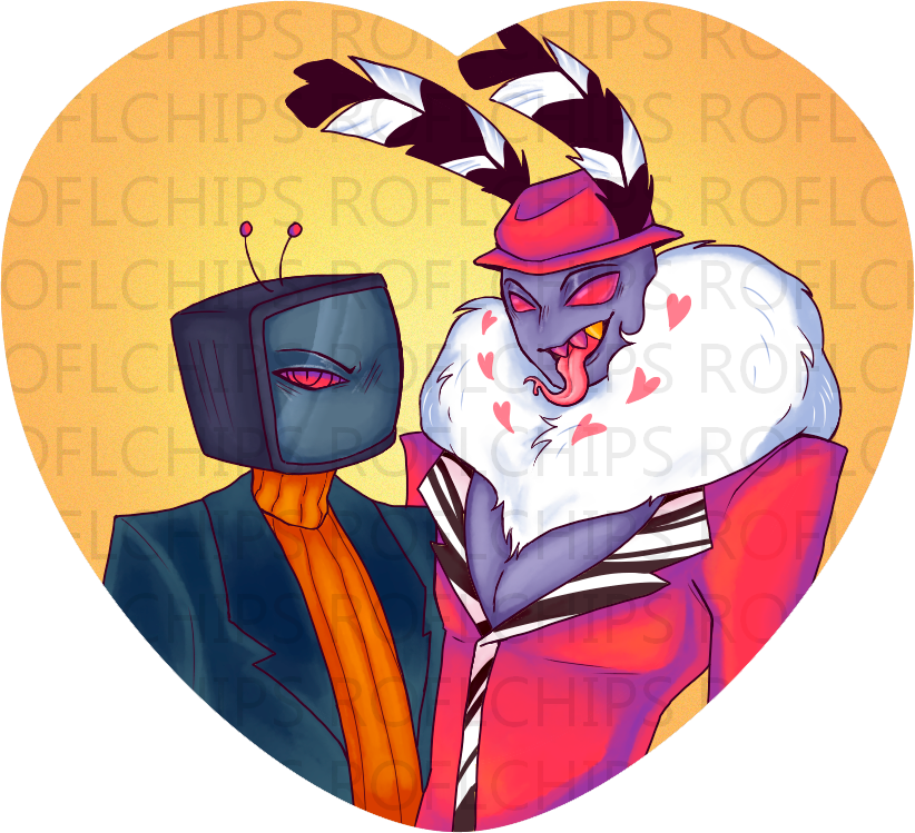 Rofl_chips's tweet photo. Random art 

#HazbinHotel #HazbinHotelFanart  #Valvox #Voxval #HazbinhotelValentino #HazbinhotelVox  #StaticMoth https://t.co/HChVGgsjkP