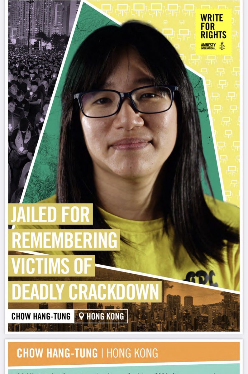 Amnesty International - Reading Town Group (@amnestyreading) on Twitter photo It is 5years ago today that the #NationalSecurityLaws were imposed on #HongKong. Many further restrictions have been added. Political prisoners unjustly imprisoned. Any voice that speaks in opposition is silenced. Democracy & freedom of speech must be restored. It is 5years ago today that the #NationalSecurityLaws were imposed on #HongKong. Many further restrictions have been added. Political prisoners unjustly imprisoned. Any voice that speaks in opposition is silenced. Democracy & freedom of speech must be restored.