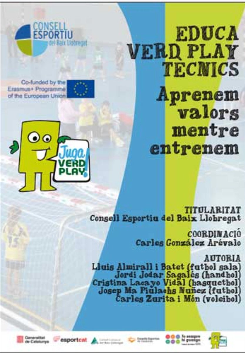 Carles González Arévalo (@xals66) on Twitter photo <a href="/TxemadelRosal/">Txema del Rosal</a> <a href="/pepmari4/">Pep Marí</a> Els valors... s'entrenen, oi <a href="/pepmari4/">Pep Marí</a>?
Doncs aquí teniu un material amb exemples per esports, edats i valors.
Descarregable i gratuït gràcies al <a href="/cebllob/">Consell Esportiu del Baix Llobregat</a>
Aprenem valors mentre entenem.
cebllob.cat/educa-verd-pla… <a href="/TxemadelRosal/">Txema del Rosal</a> <a href="/pepmari4/">Pep Marí</a> Els valors... s'entrenen, oi <a href="/pepmari4/">Pep Marí</a>?
Doncs aquí teniu un material amb exemples per esports, edats i valors.
Descarregable i gratuït gràcies al <a href="/cebllob/">Consell Esportiu del Baix Llobregat</a>
Aprenem valors mentre entenem.
cebllob.cat/educa-verd-pla…