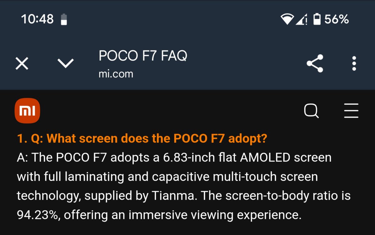TechStarUpdates's tweet image. Xiaomi has used different display panels in the Poco F7 Chinese and global variant
The Redmi Turbo 4 Pro (Poco F7) in China features the flagship TCL Huaxing M9 panel while the global Poco F7 has a Tianma panel
Is this true? 🤔 @Himanshu_POCO
@IndiaPOCO