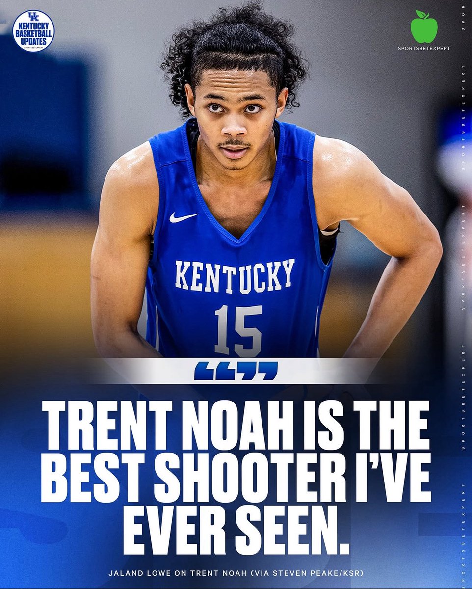 Sophomore Year Breakout season for Trent Noah incoming? 👀