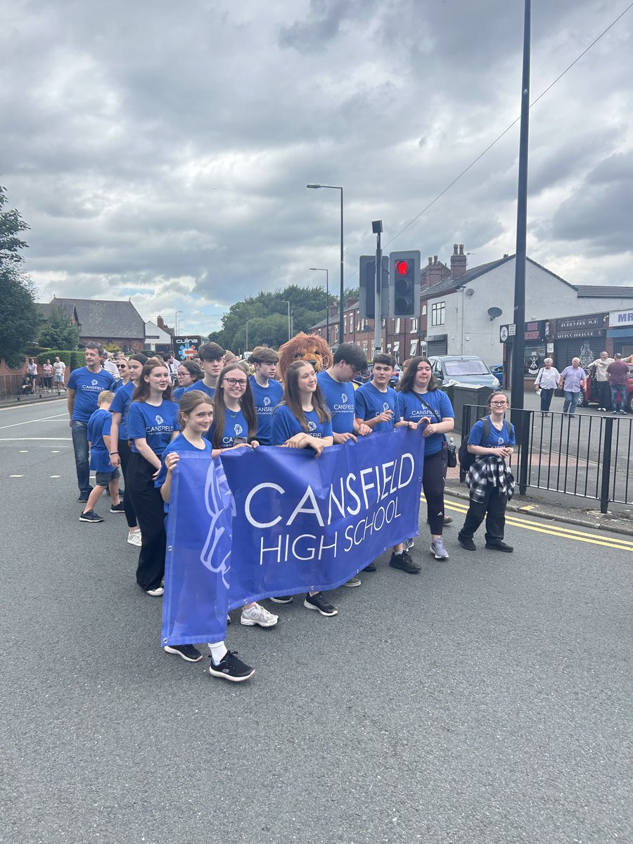 Cansfield1's tweet photo. 🌟Community Walking Event!🌟

It was fantastic to join the community for Walking Day to celebrate 150 years of Bryn St Peter's primary school!

 Our students walked proudly, holding our school banner high in celebration of the school and the community we share. https://t.co/JNscdNinRJ
