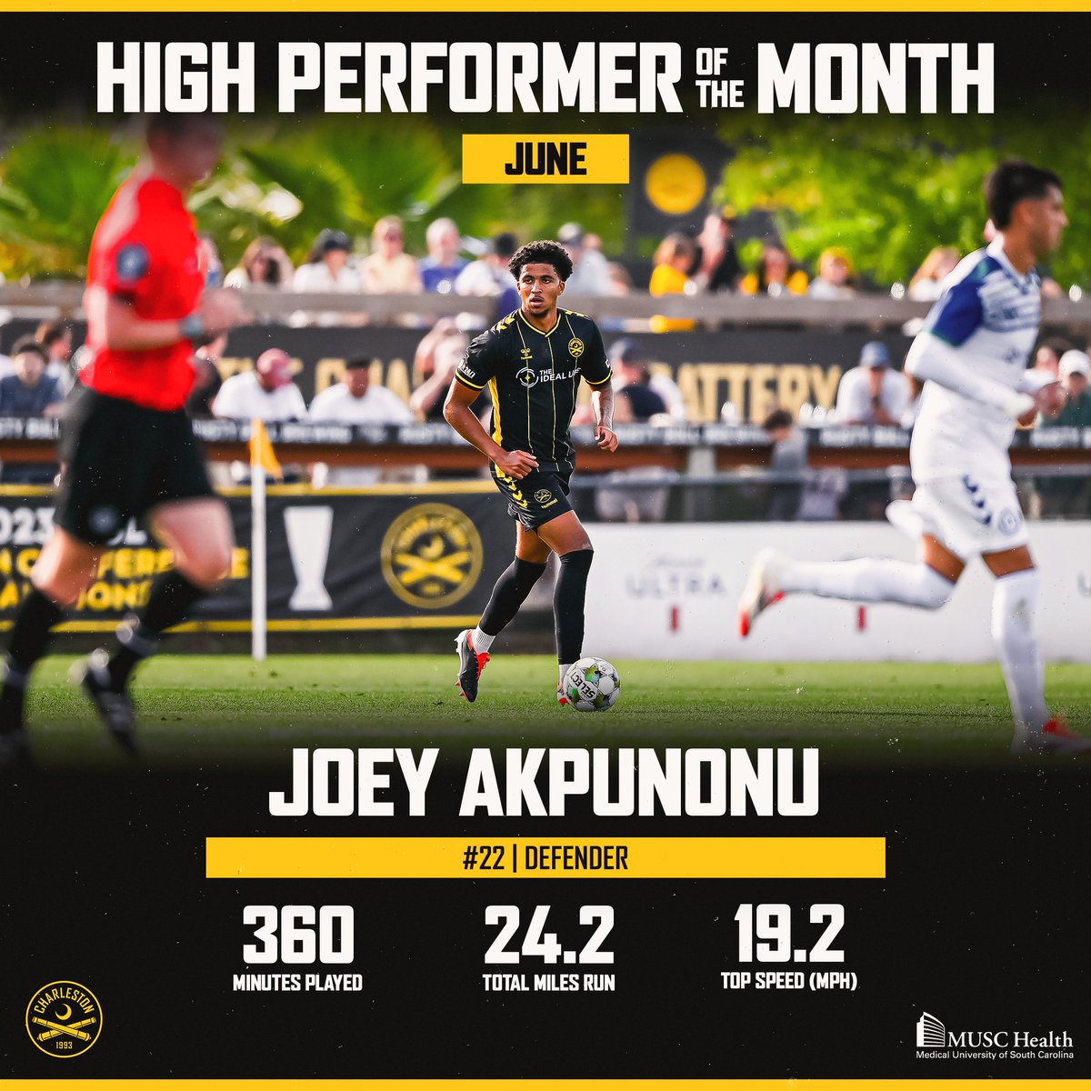 Stalwart 💪📊 <a href="/joey_akpunonu/">Joey Akpunonu</a> 

#CB93 | <a href="/MUSChealth/">MUSC Health</a>