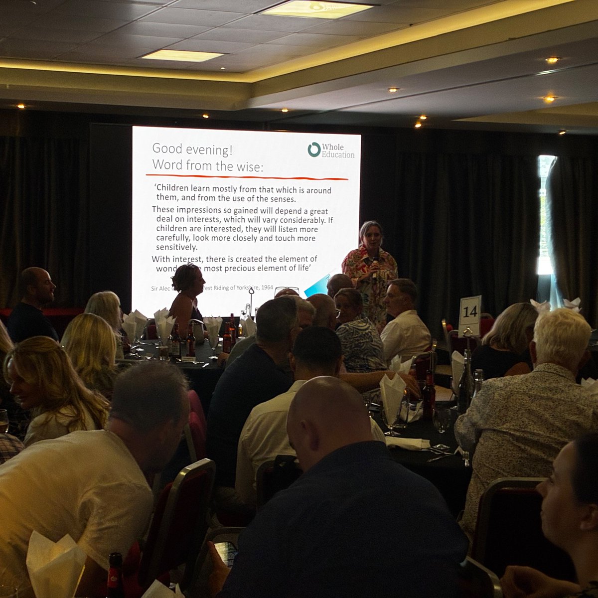 WholeEducation's tweet photo. We’re delighted to be joined by the brilliant @HYWEL_ROBERTS at the #WholeEducation #SummerConference. 

Plus there was a very special surprise for @RonBergerEL from @XPtrust! https://t.co/QGFcOtCkXD