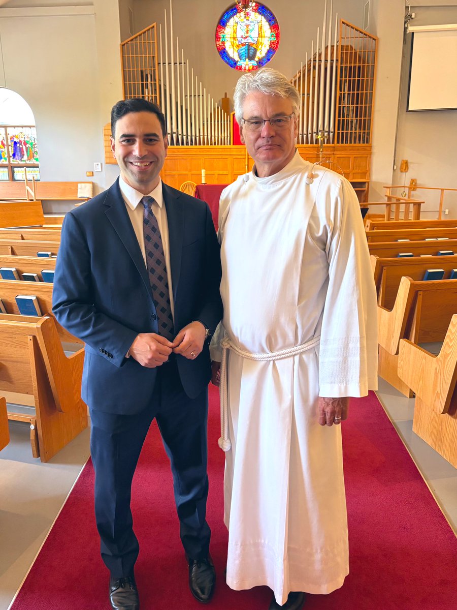 pfragiskatos's tweet image. Thank you to Father Kevin Dixon and the congregation of St. Jude’s Anglican Church for their invitation to attend the Sunday service in celebration of Canada Day. The church and its members continue to give back to our community in various ways. Their efforts are always…