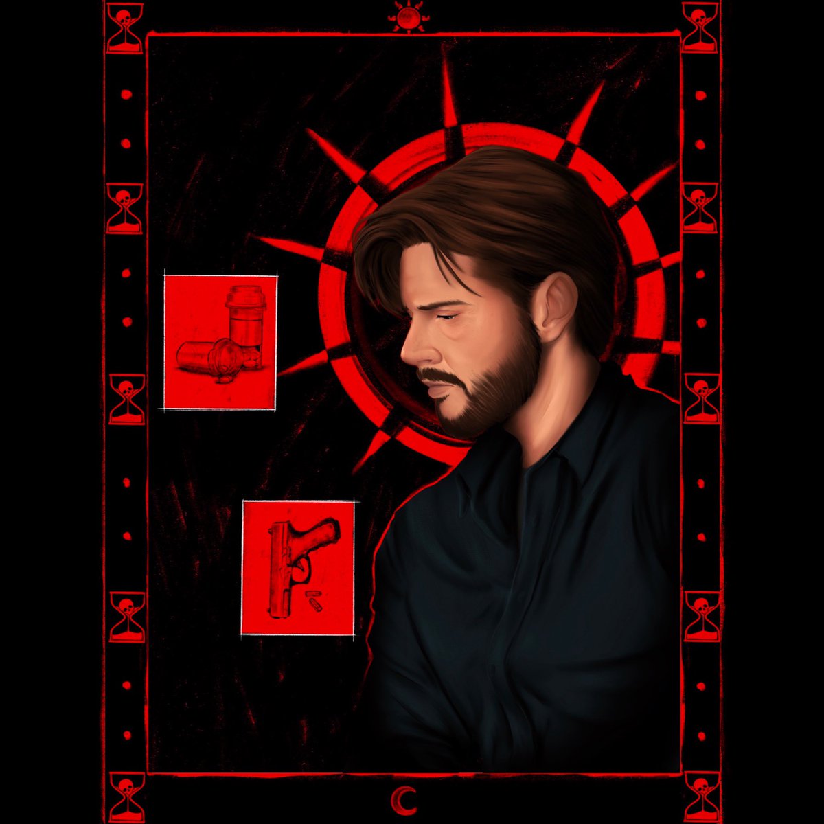 HalflingJakab's tweet image. ⌛️
#markmeachum #countdown #jensenackles #fanart #art #procreate #digitalart #amazonprime #digital
