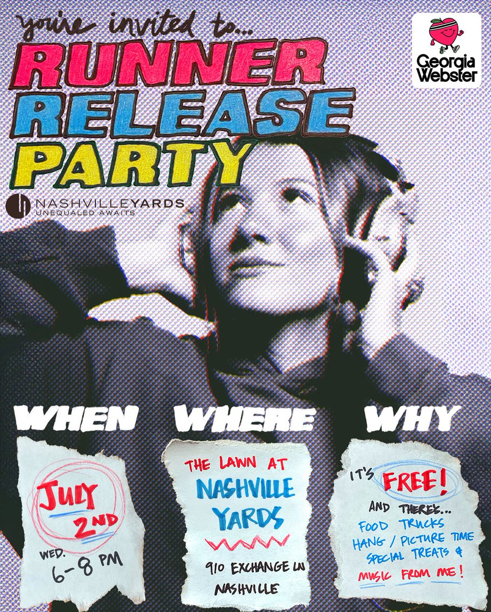 Nashville Yards (@nashvilleyards) on Twitter photo Wednesday: You're invited to a party at #TheLawn celebrating the release of <a href="/itsgeorgiaweb/">Georgia Webster</a>'s new album, "Runner!" Live music starts at 6:00PM but come to <a href="/NashvilleYards/">Nashville Yards</a> early for food trucks, beer specials, lawn games, and more. Wednesday: You're invited to a party at #TheLawn celebrating the release of <a href="/itsgeorgiaweb/">Georgia Webster</a>'s new album, "Runner!" Live music starts at 6:00PM but come to <a href="/NashvilleYards/">Nashville Yards</a> early for food trucks, beer specials, lawn games, and more.