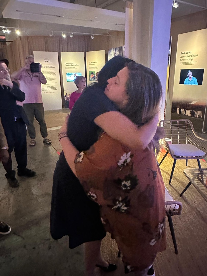 JFGW's tweet image. Thank you to MD Lieutenant Governor @arunamiller for taking the time to visit the Nova Exhibition in Washington, DC this morning to bear witness to the atrocities committed at the Nova Music Festival on October 7th and to hear testimony from survivor Noa Beer.
