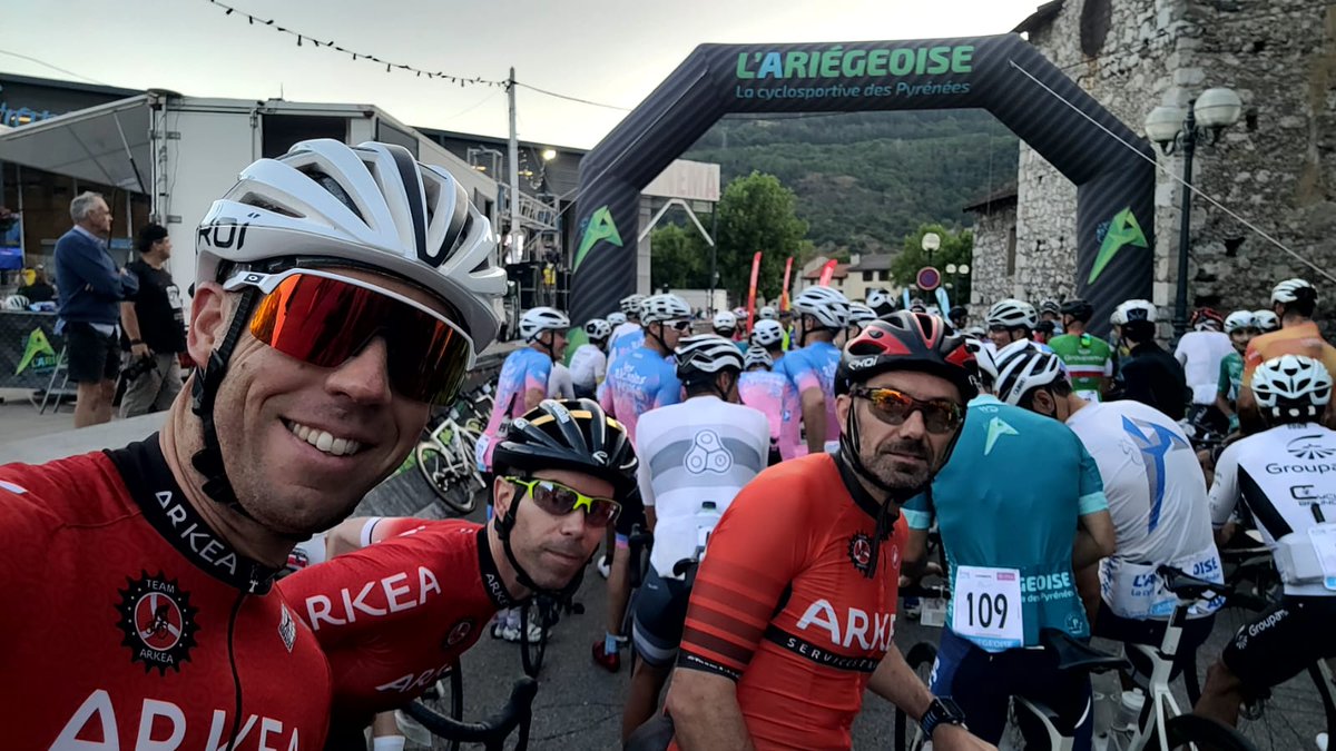CLUB TEAM ARKEA (@clubteamarkea) on Twitter photo Christophe et Fabrice sont Finisher sur l'Ariegeoise. 168 km avec au menu : Col de pailheres, Col de Chioula, Plateau de Beille
Christophe se classe 89ème et Fabrice 57ème en bouclant un parcours rendu difficile par la chaleur 🥵 Sébastien bâche en raison de crampes🥹
<a href="/cmarkea/">Crédit Mutuel Arkéa</a> Christophe et Fabrice sont Finisher sur l'Ariegeoise. 168 km avec au menu : Col de pailheres, Col de Chioula, Plateau de Beille
Christophe se classe 89ème et Fabrice 57ème en bouclant un parcours rendu difficile par la chaleur 🥵 Sébastien bâche en raison de crampes🥹
<a href="/cmarkea/">Crédit Mutuel Arkéa</a>