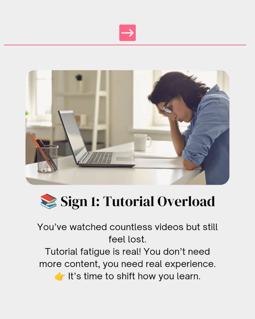 TechsisNetwork's tweet image. 5 Signs You’re Learning Tech the Wrong Way
Tech burnout is real. If you’re stuck in tutorial hell, it might be time to change your approach. We help you go from learner to doer with live projects.
Relax, Click and Enjoy the Read! 👉
#LearnTechBetter #WomenWhoCode
#BreakTheCycle