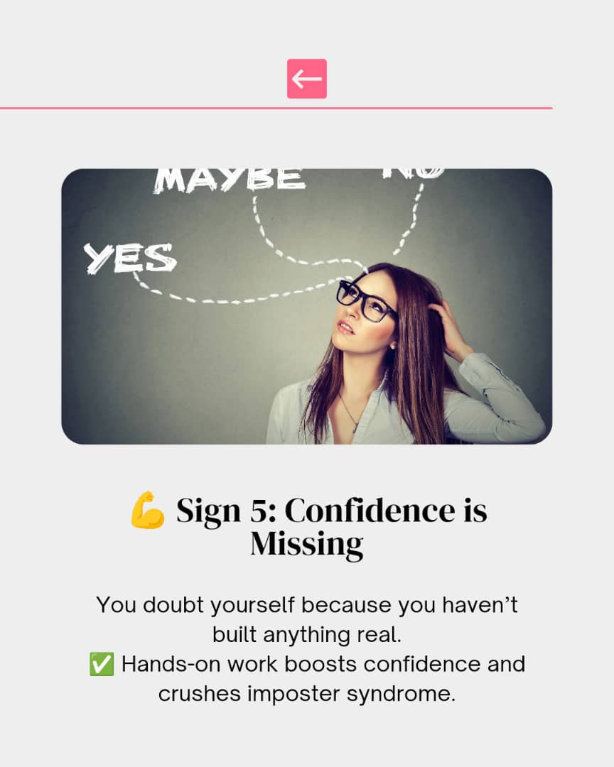 TechsisNetwork's tweet image. 5 Signs You’re Learning Tech the Wrong Way
Tech burnout is real. If you’re stuck in tutorial hell, it might be time to change your approach. We help you go from learner to doer with live projects.
Relax, Click and Enjoy the Read! 👉
#LearnTechBetter #WomenWhoCode
#BreakTheCycle