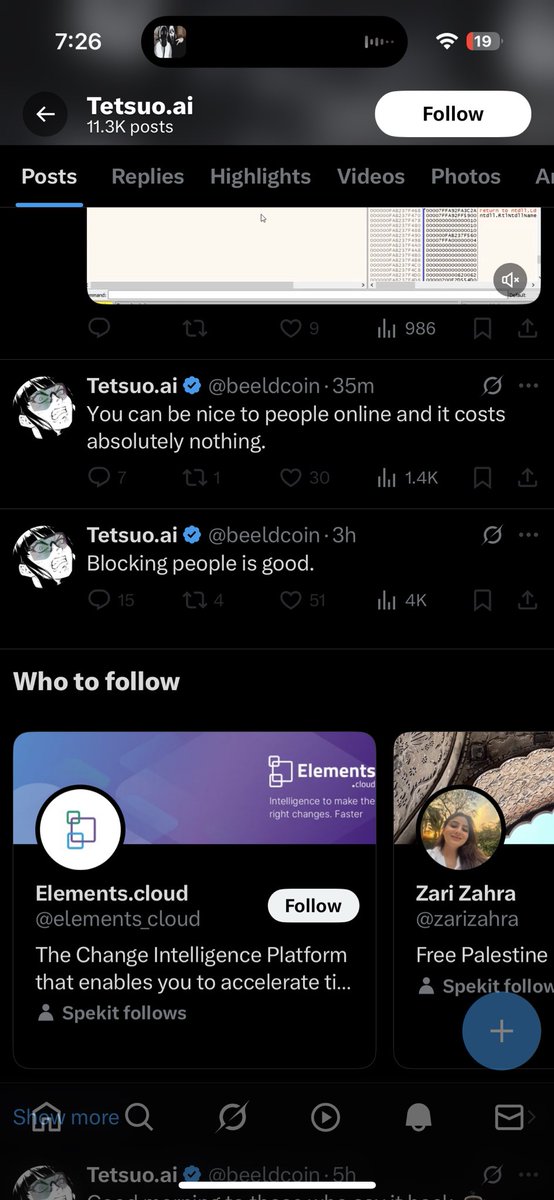 NikolasTrades's tweet photo. @beeldcoin 

Called him out for being a rug puller and got blocked 
Classic move — silence anyone who remembers the last grift.
$TETSUO looking less like AI and more like another short con.

Some of you really still falling for this? https://t.co/p3d1HotBXN