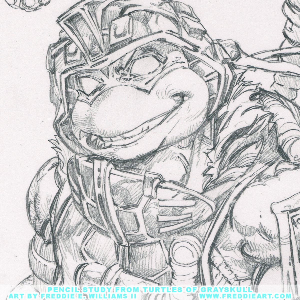 Donnie Pencil study from Turtles of Greyskull
Let me know who you’d like to see me sketch in the comments below!
If you’re into this kind of sketch work, check out the original art section of my website: freddieart.com freddieart.com/product-catego…