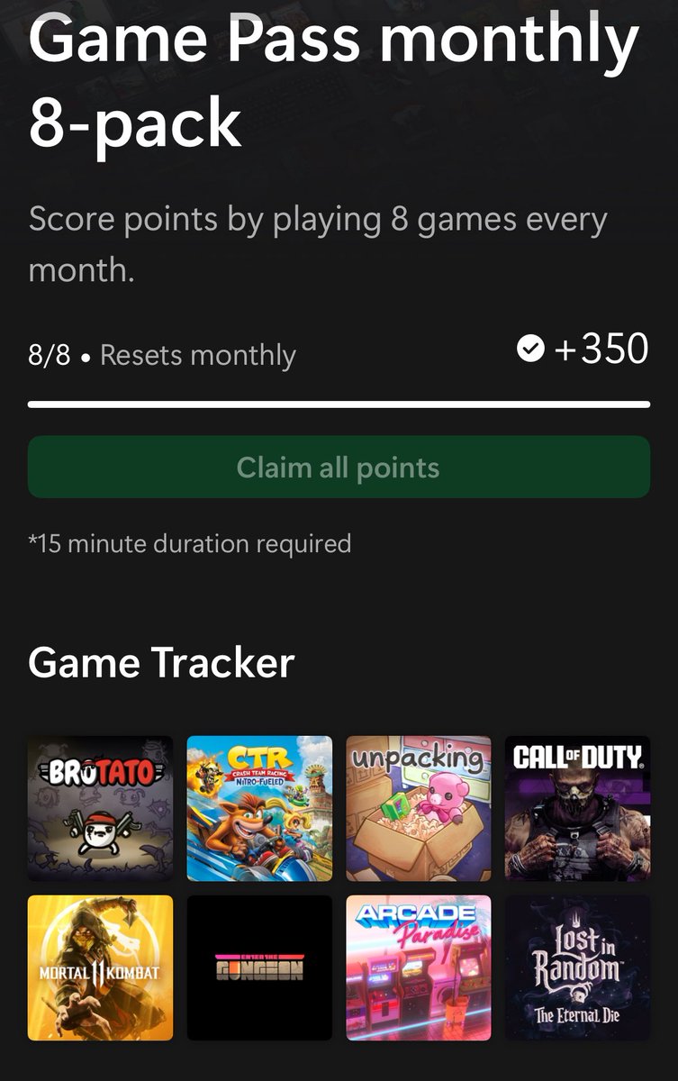 Daniel Martins (@danimartms) on Twitter photo Finished my 8-pack and found two interesting new games!
Lost in Random seems to be exactly my kinda game.
<a href="/XboxGamePass/">Xbox Game Pass</a> 8-pack quest Finished my 8-pack and found two interesting new games!
Lost in Random seems to be exactly my kinda game.
<a href="/XboxGamePass/">Xbox Game Pass</a> 8-pack quest