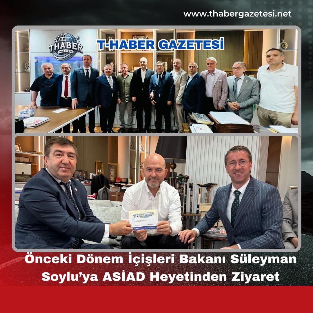 thabergazetesi.net/onceki-donem-i…

Önceki dönem İçişleri Bakanı ve AK Parti İstanbul Milletvekili Süleyman Soylu, ASİAD İş Dünyası Derneği heyeti tarafından ziyaret edildi.