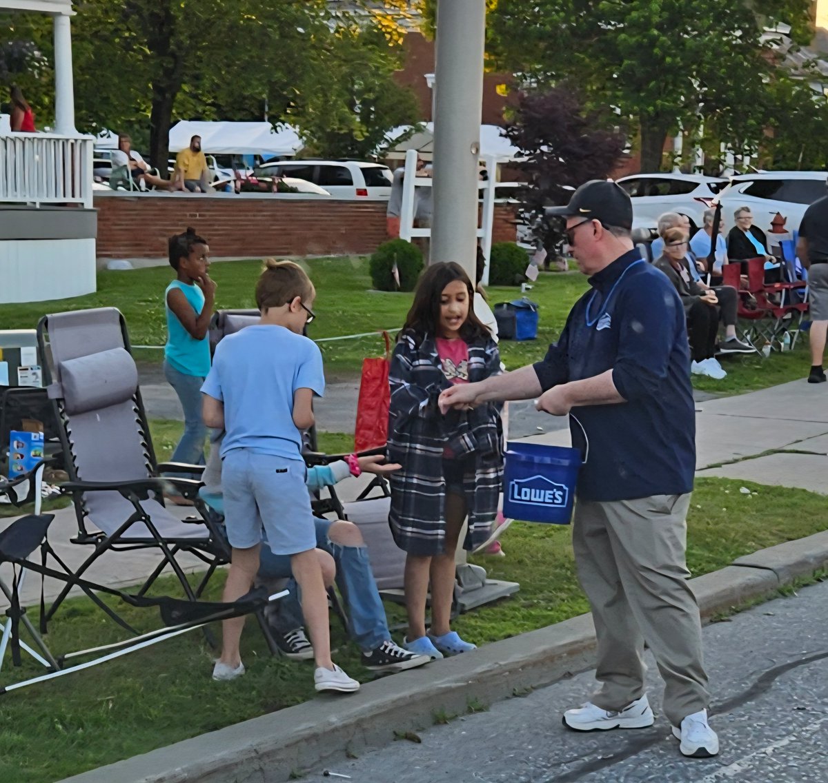 Clinton Community College showed up and showed out at the Rouses Point Stars and Stripes on the Lake Parade! We debuted our brand-new van wrap AND introduced the crowd to our new Cal the Cougar! 🐾🚐