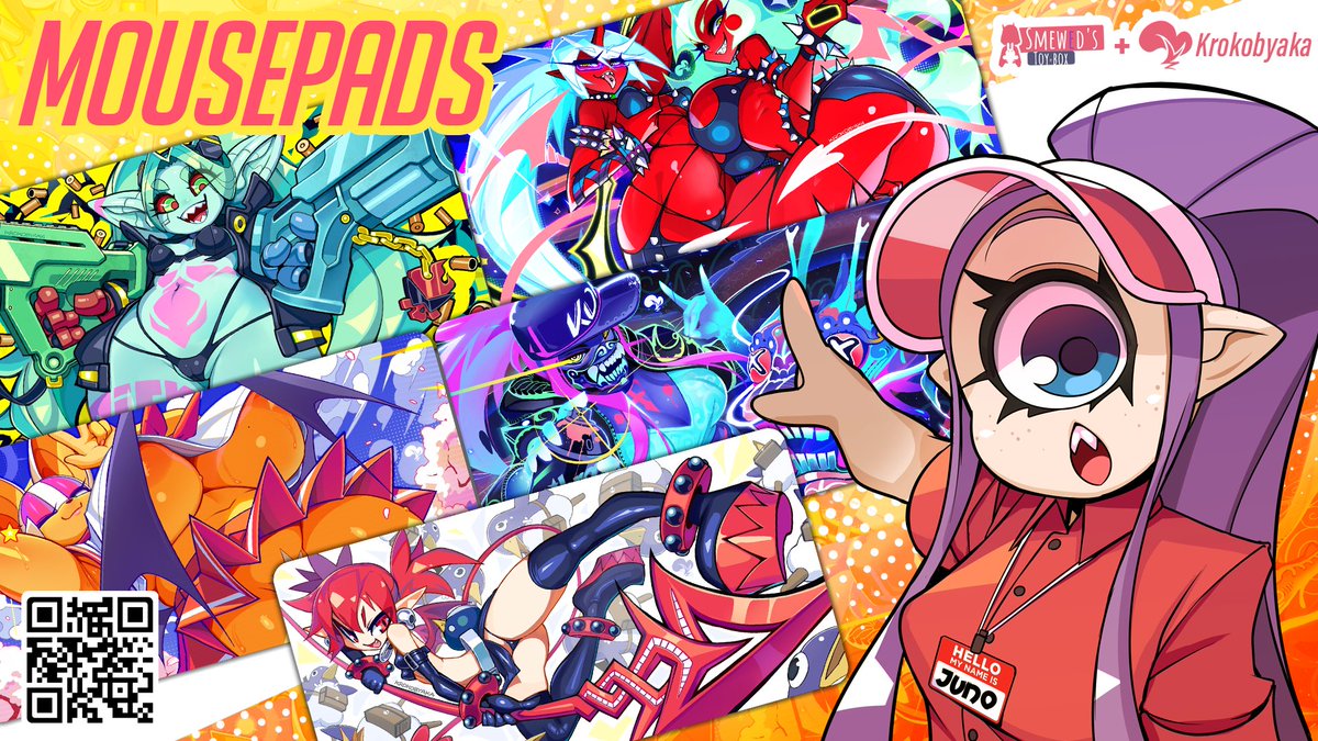 Umbra (@krokobyaka) on Twitter photo Another part of my collaboration with <a href="/SmewedsToyBox/">Smewed's Toy Box</a>
This time we presenting you awesome, vivid and wide mousepads!
Take a look and pick one for yourself ^^ Another part of my collaboration with <a href="/SmewedsToyBox/">Smewed's Toy Box</a>
This time we presenting you awesome, vivid and wide mousepads!
Take a look and pick one for yourself ^^