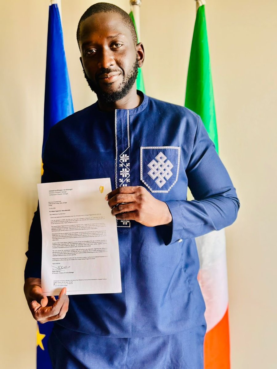 What a privilege to meet some of our successful Senegalese candidates for the Ireland-Africa Fellows Programme 2025/26 🇮🇪🇸🇳🌍

Congrats to Gilberta, Mbene &amp; Karim 👏

Call for candidates for academic year 2026/27 now open! 

irishaidfellowships.ie