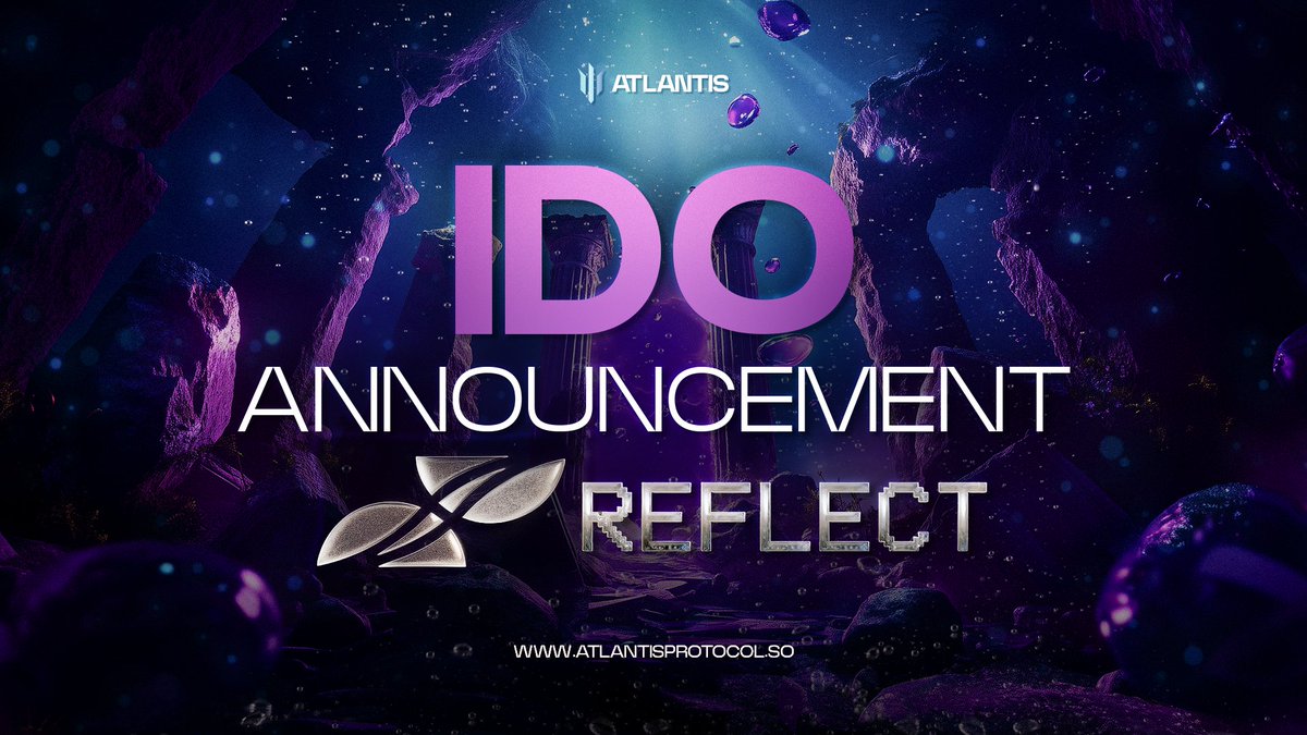 AtlantisOnSonic's tweet image. It’s official: @ReflectonSonic will be the first project to launch through Atlantis. 

Reflect is a next-gen InfoFi protocol, offering automatic rewards and a unique leaderboard that incentivizes community participation. 

Here’s what to expect from the upcoming launch 🧵👇