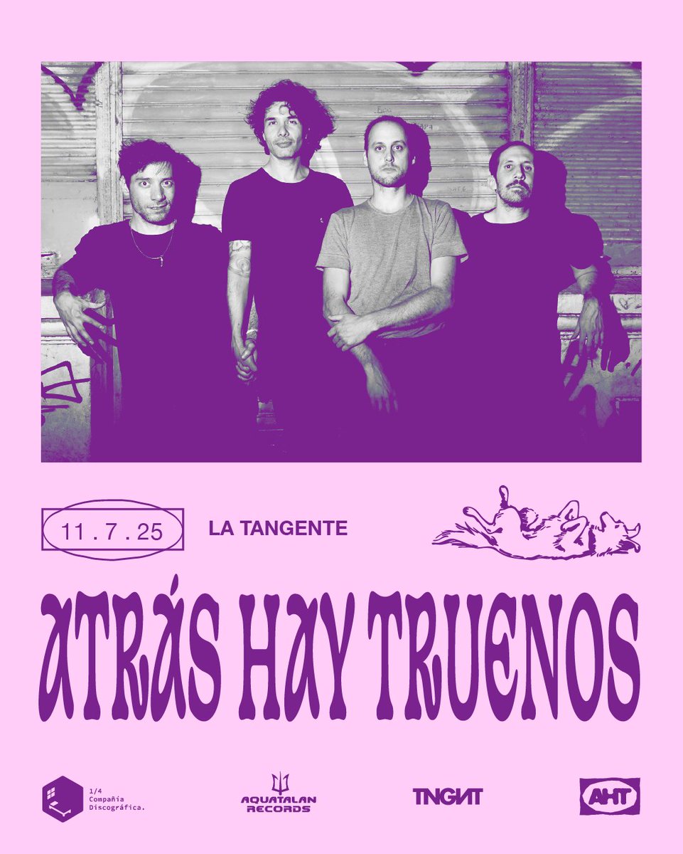 Viernes 11/7 <a href="/atrashaytruenos/">Atrás Hay Truenos</a> junto a <a href="/LSubtitulos/">los subtítulos</a> en <a href="/LatangenT/">La Tangente</a> 
Últimos 10 tickets de preventa 1: tickets.latangente.com.ar/musica/atr-s-h…