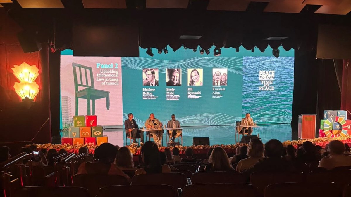 napf's tweet image. 🚢 Honored to join @Peace_Boat in NYC this Sunday for a moving event marking 80 years since the dawn of the atomic age. 

We reflected on the role of youth in shaping a peaceful future—and the urgent crises we face today. #PeaceBoat #TimeForPeace @ReverseTT_