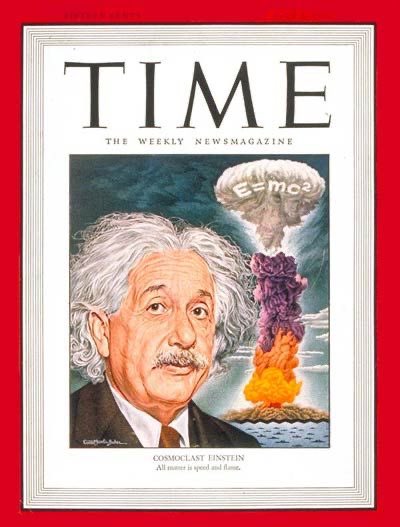 Albert Einstein on the cover of TIME magazine, July 1, 1946.