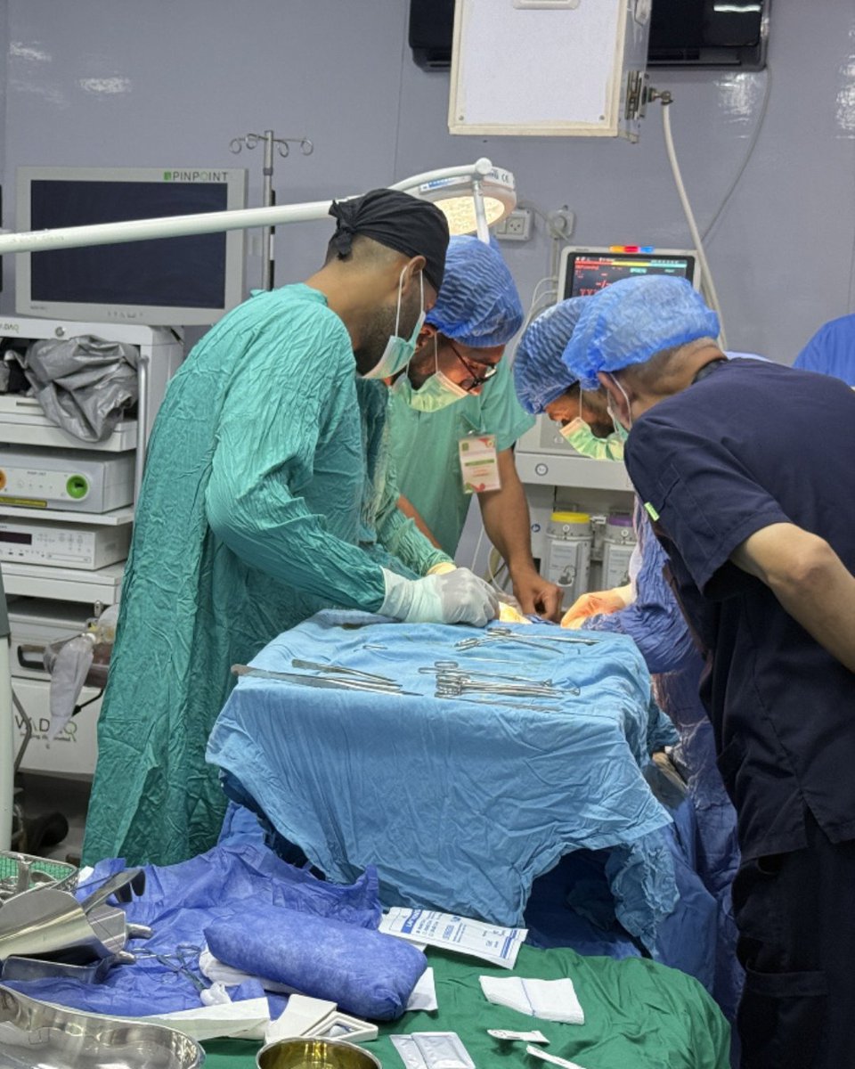 Gaza’s critical #medical needs continue to grow daily. Our Medical Treatment Health Assistance program on the ground is rushing medical and financial support to help carry out urgent #surgical operations at Kuwait Specialty Field Hospital. Swipe to see their work!