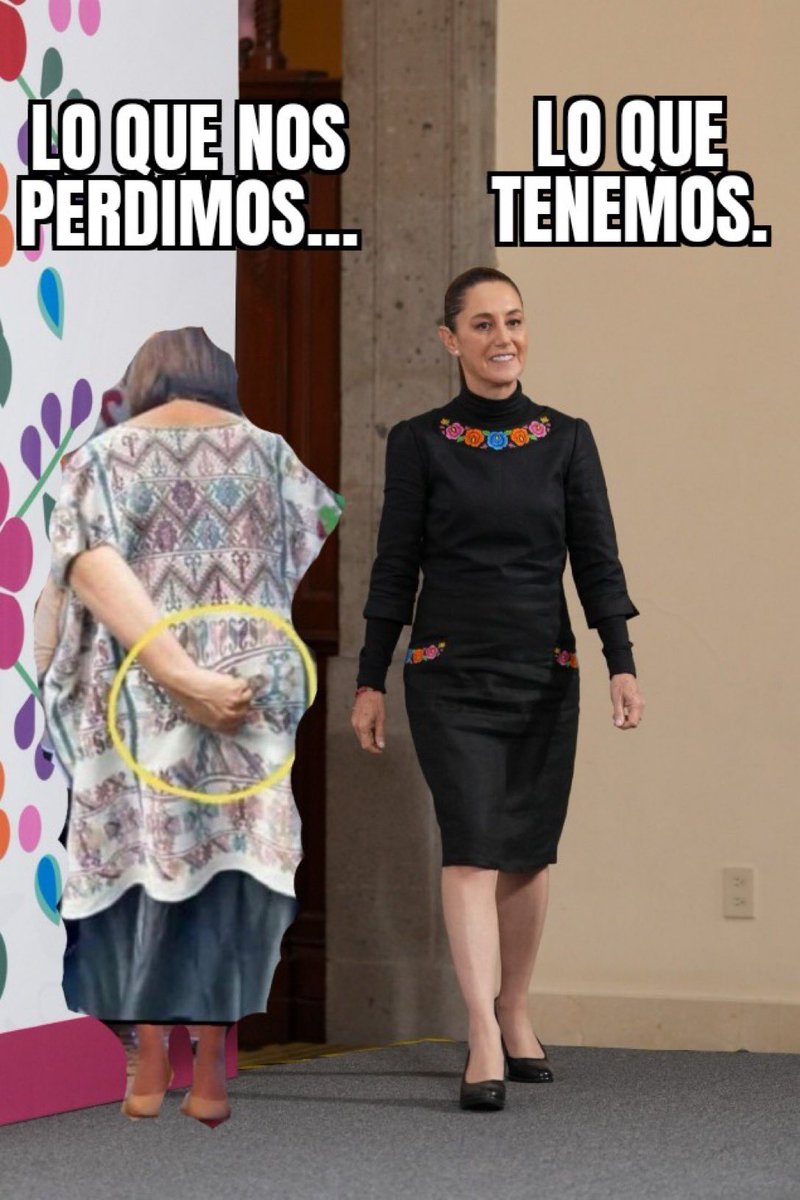 Santy Así Mero! (@santyruize) on Twitter photo Así mero lo que quería el PRIAN y lo que eligió la 4T
<a href="/Claudiashein/">Claudia Sheinbaum Pardo</a>
#claudialídermundial Así mero lo que quería el PRIAN y lo que eligió la 4T
<a href="/Claudiashein/">Claudia Sheinbaum Pardo</a>
#claudialídermundial