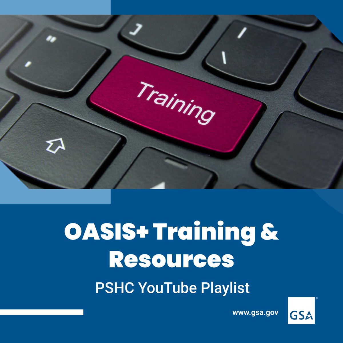 ICYMI: Missed an OASIS+ training session? Catch up on hot topics, including the Sales Reporting Portal and OASIS+ DPA training, through PSHC’s OASIS+ Training and Resources YouTube playlist. Access valuable insights &amp; resources: youtube.com/playlist?list=… <a href="/USGSA/">GSA</a> #OASISPlus