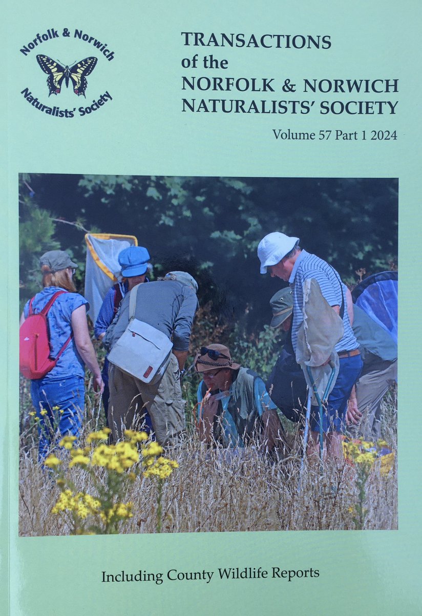 Just arrived in the post, the latest NNNS Transactions - volume 57 part 1. A superb read, including a nice tribute to stalwart member Rex Hancy and a fascinating insight into the life and scribblings of  Blakeney Point warden Bob Pinchen in the early years of the last century.