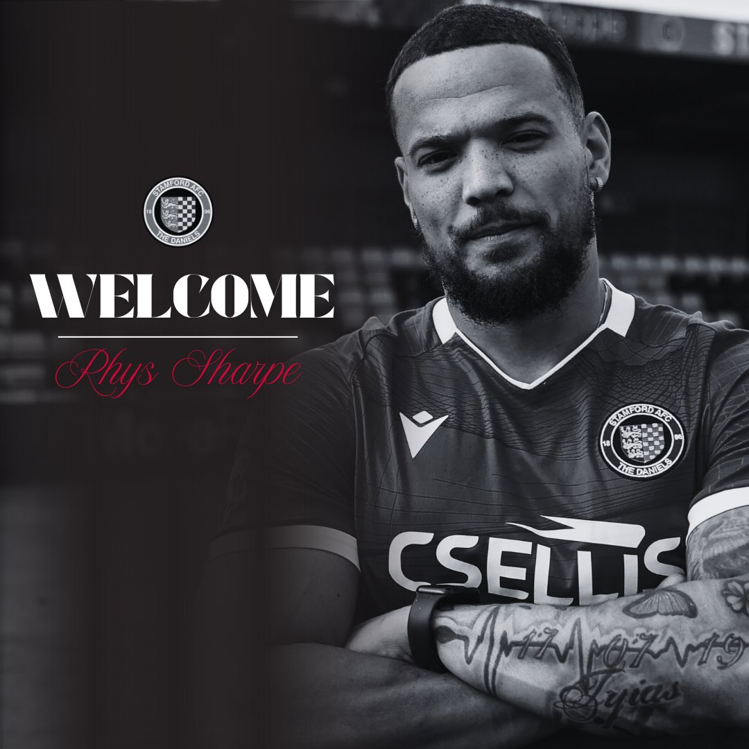 𝙎𝙝𝙖𝙧𝙥𝙚 𝙘𝙤𝙢𝙢𝙞𝙩𝙨 𝙩𝙤 𝙏𝙝𝙚 𝘿𝙖𝙣𝙣𝙞𝙚𝙨…

Ex Kettering Town captain and Basford,  Rhys Sharpe joins the Reds for the new season!

A true leader and a solid unit.
Sharpe adds real steel to Drury’s new look Dannies side.

Welcome, Rhys!