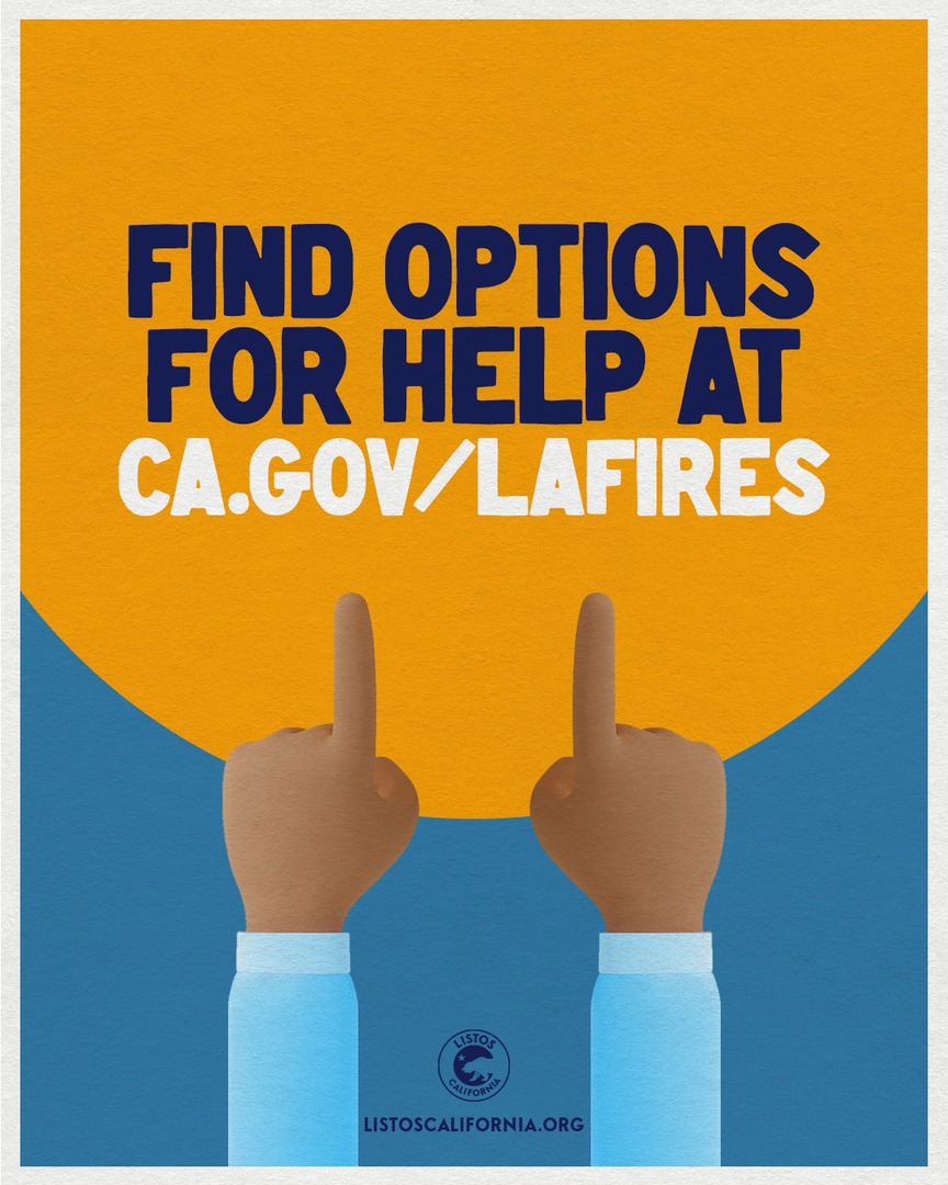 It’s been a stressful year, California. 🙁

But there’s hope. 😊

You can find digital mental health programs and support for youth, young adults, and families at ca.gov/lafires 

Let’s look out for ourselves and our loved ones.

#ListosCalifornia