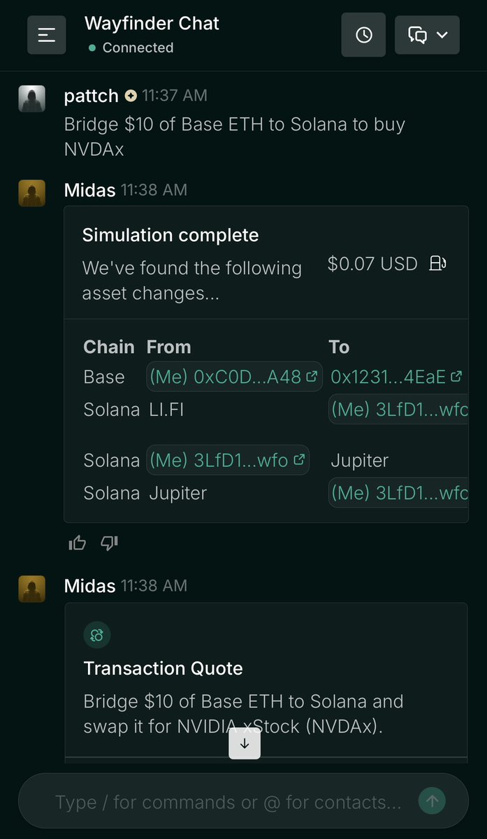 Your AI agent can now buy stocks for you using crypto with <a href="/AIWayfinder/">Wayfinder Foundation</a>
