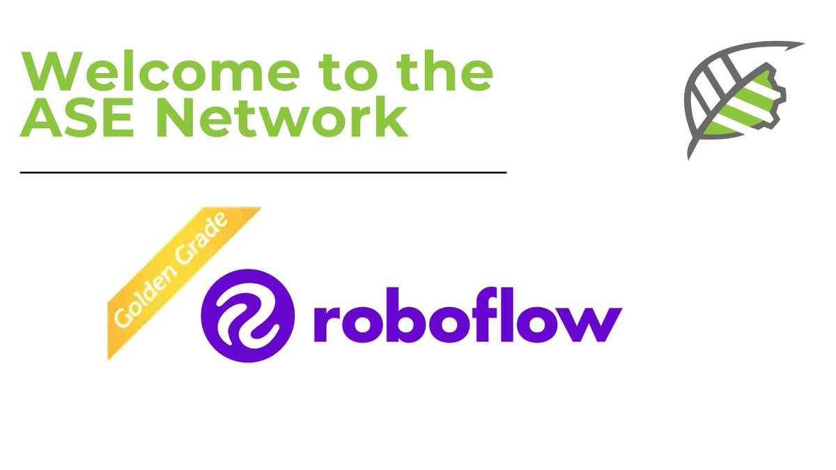 We're thrilled to welcome <a href="/roboflow/">Roboflow</a> to the Ag Startup Engine network as a Golden Grade sponsor!

Roboflow is transforming how computer vision is used in agriculture and beyond, making it easier than ever to build, deploy, and scale machine learning models for real-world problems.
