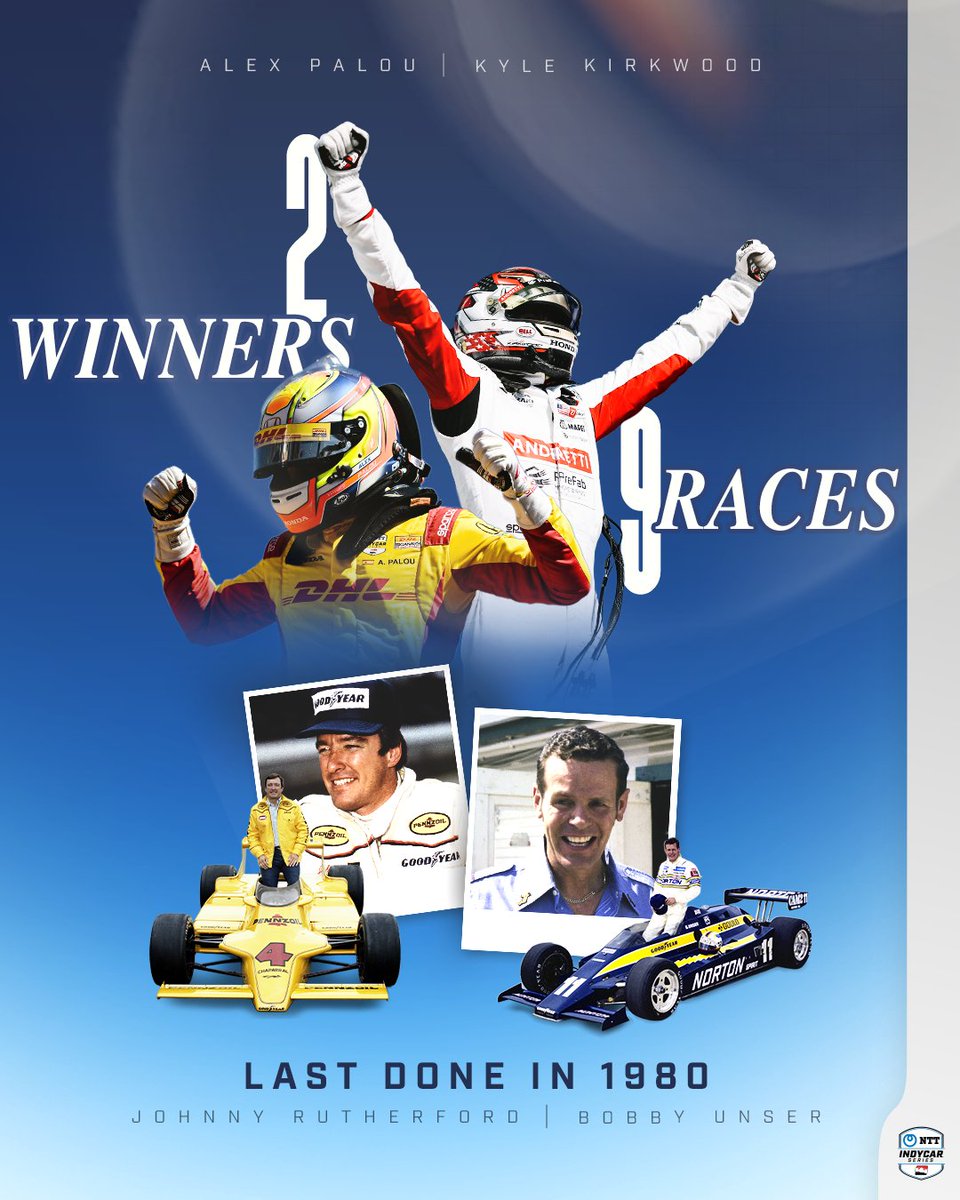 For the first time in 45 years: two winners, nine races 🤯