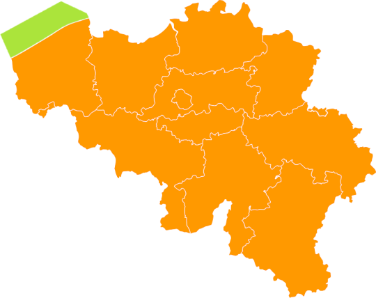 Avertissement de chaleur du 30/06 00H au 03/07 00H:  De l'air très chaud recouvre notre pays. Mardi, les températures dépasseront 35 degrés en de nombreux endroits sur l'ouest et le centre du pays. ... (meteo.be/fr/meteo/avert…)