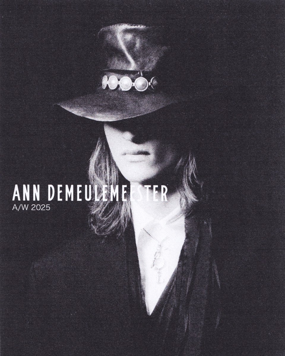 xoten10's tweet photo. Ann Demeulemeester A/W 2025 https://t.co/lsmrIUFbeV