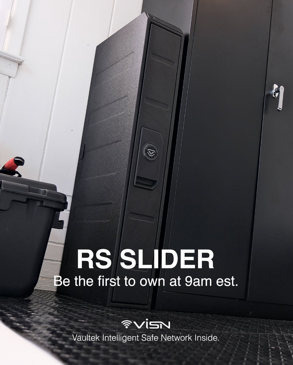 Tomorrow, July 1st. Be the first to own the all new Vaultek Slider starting at 9am est. #vaultek vaulteksafe.com