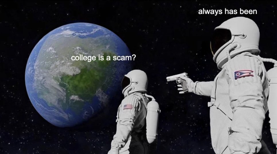 always has been..